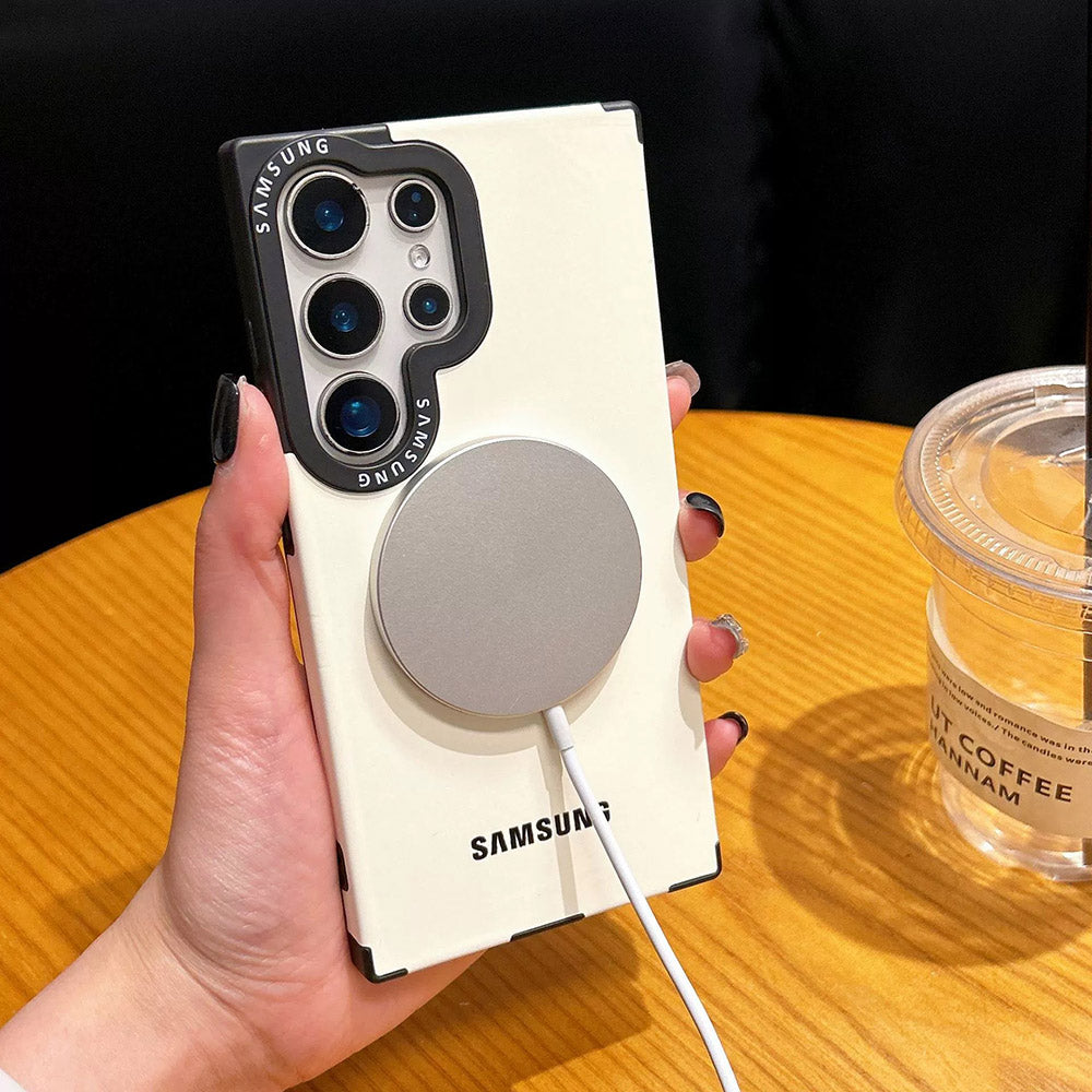 Magnetic Leather Phone Case For Samsung