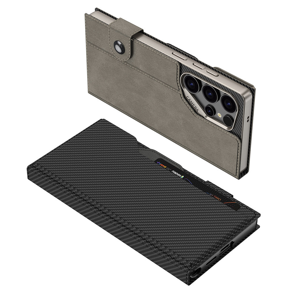 High-end Leather Luxury Style Business Leather Phone Case For Samsung