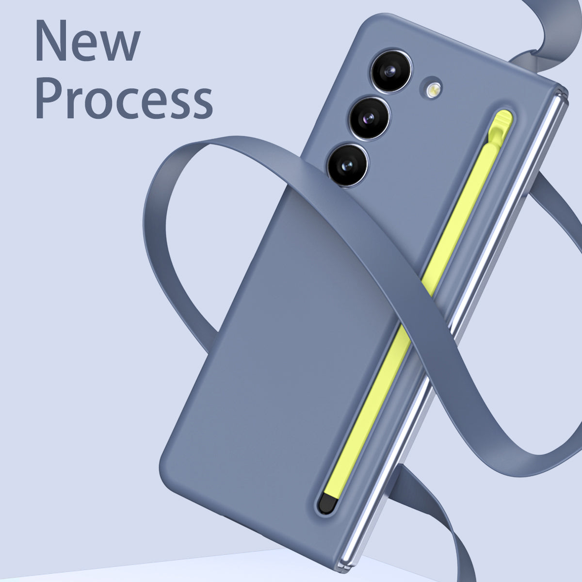 Anti-fall Protective Phone Case With Pen Tray Shell and Film For Galaxy Z Fold 7/6/5/4/3