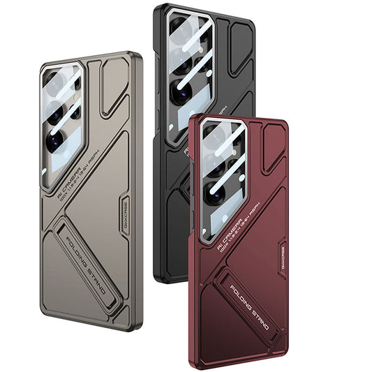 Electroplating Vision Armor Phone Case For Samsung Galaxy With Back Screen Protector