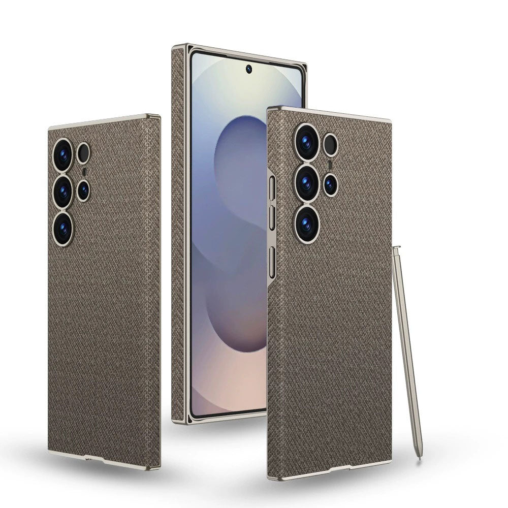 Nylon Leather Phone Case For Samsung Galaxy S25Ultra