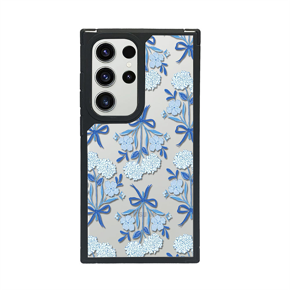 Frosted Bow Flower Phone Case For Samsung Galaxy