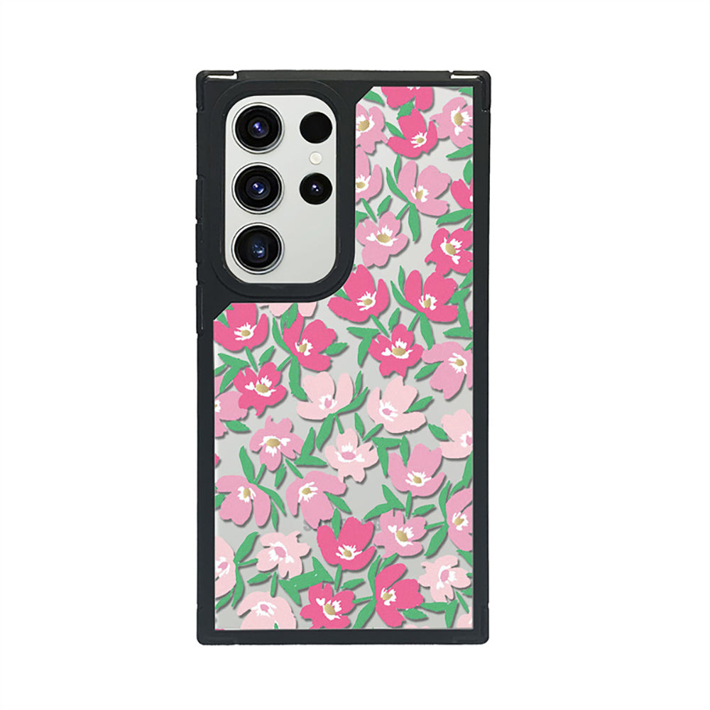 Frosted Bow Flower Phone Case For Samsung Galaxy