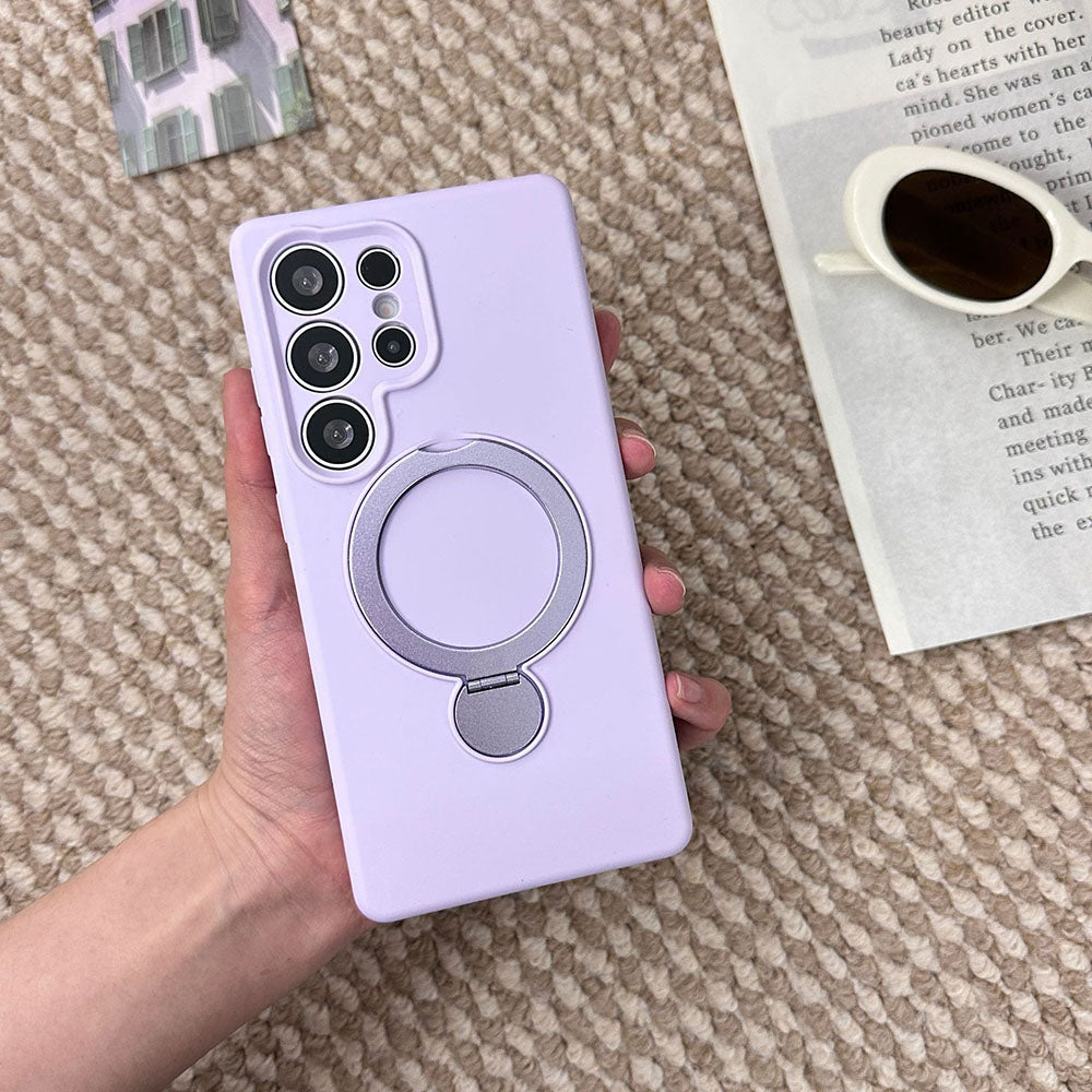 Liquid Silicone Magnetic Phone Case For Samsung Galaxy