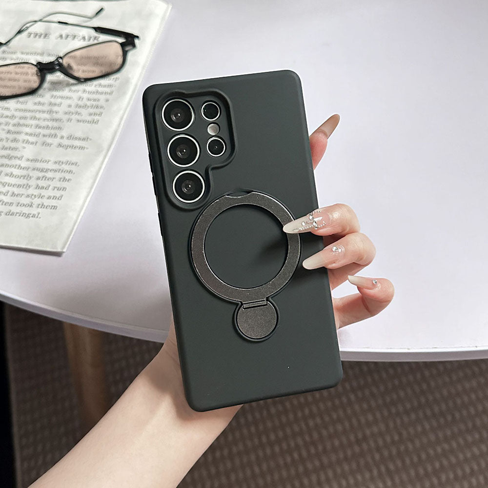 Liquid Silicone Magnetic Phone Case For Samsung Galaxy