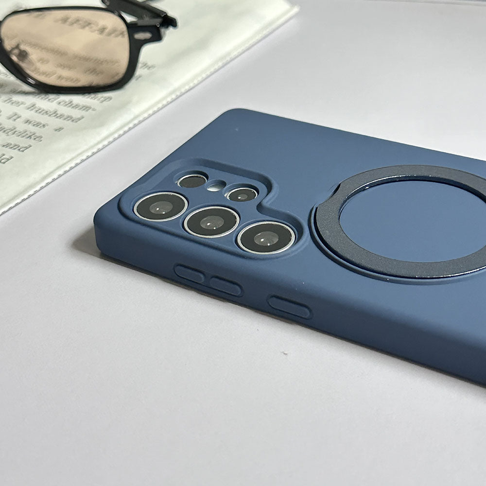 Liquid Silicone Magnetic Phone Case For Samsung Galaxy