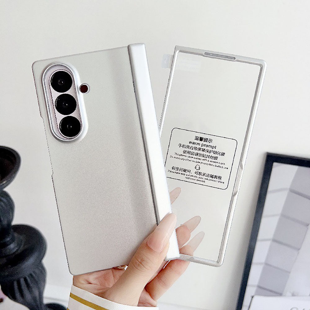 Frosted Foldable Phone Case For Samsung Galaxy Z Fold With Screen Protector