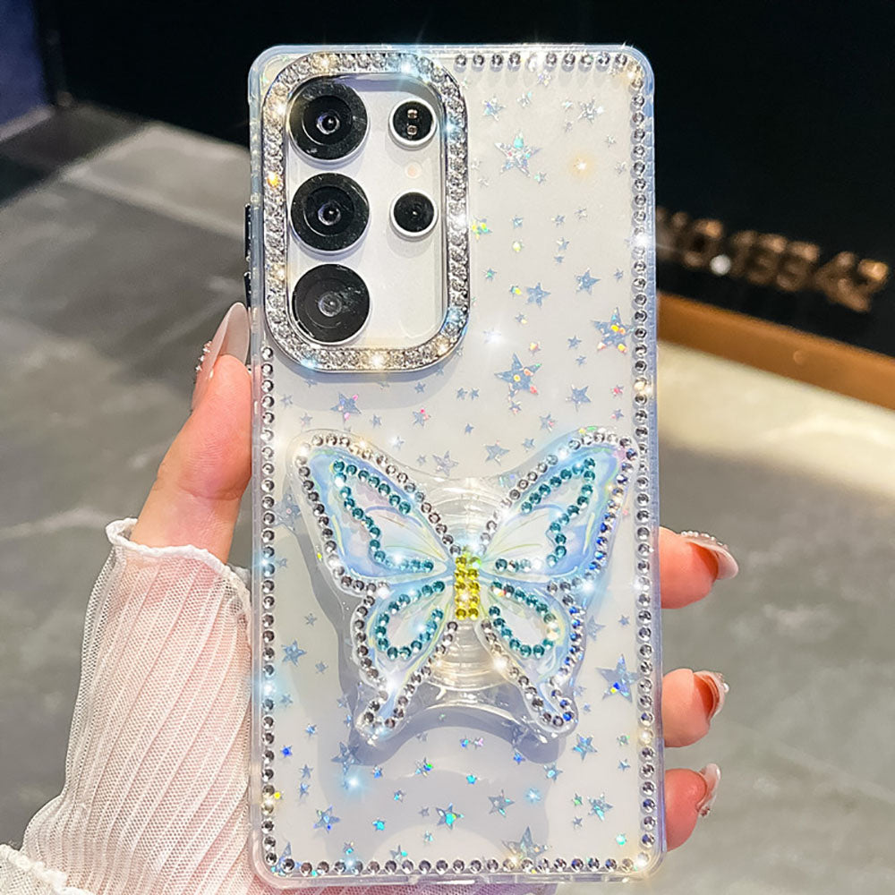 Diamond Butterfly Star Phone Case For Samsung Galaxy