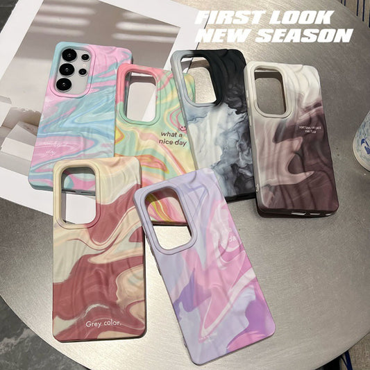 Ripple Ink Painting Phone Case For Samsung Galaxy