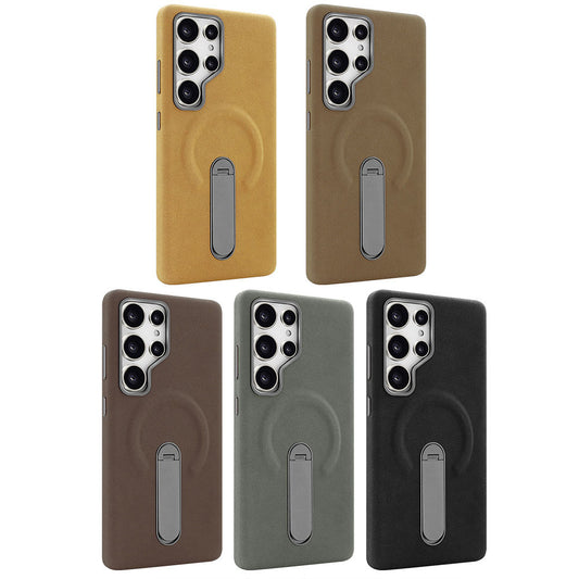 Premium Matte High-Quality Leather Phone Case For Samsung Galaxy