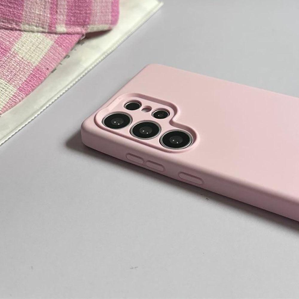 Frosted Liquid Silicone Electroplated Magnetic Lanyard Phone Case For Samsung Galaxy