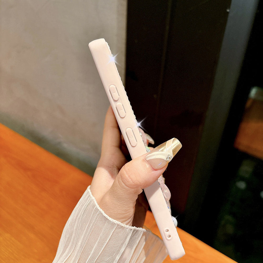 Diamond Pearl Bow Phone Case For Samsung Galaxy