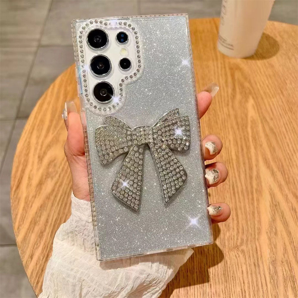 Sparkling Diamond Electroplated Butterfly Phone Case For Samsung Galaxy