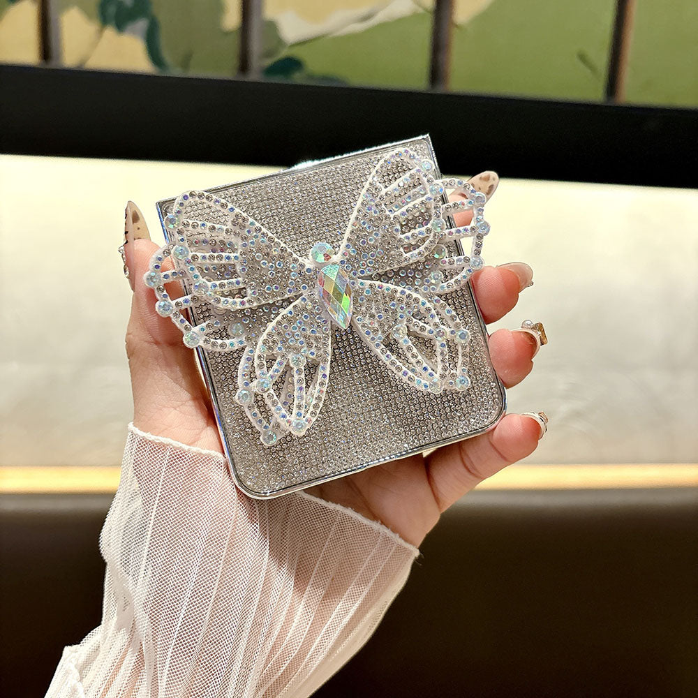 Sparkling Diamond Butterfly Phone Case For Samsung Galaxy Z Flip 7/6/5/4/3