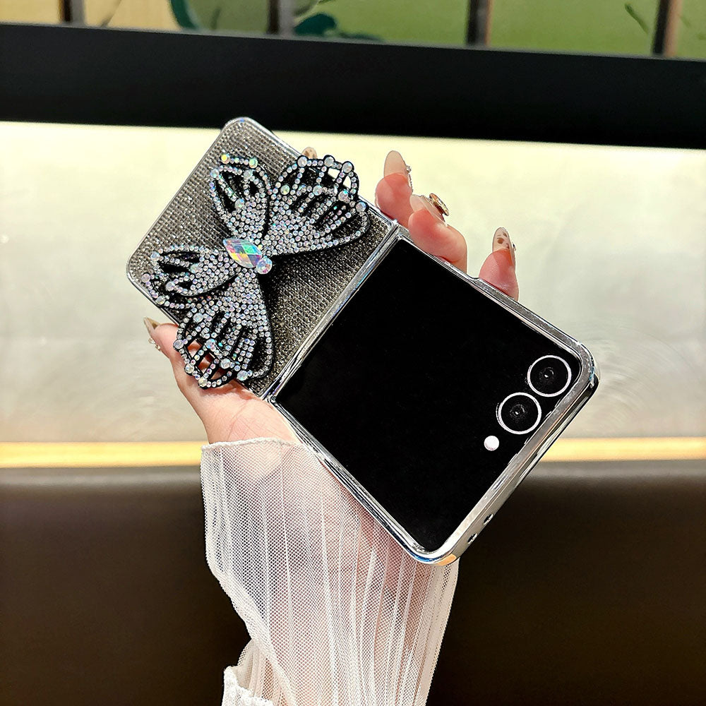 Sparkling Diamond Butterfly Phone Case For Samsung Galaxy Z Flip 7/6/5/4/3