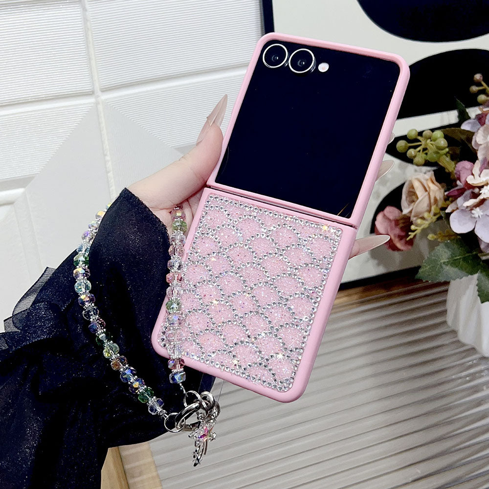 Luxury Fish Scale Diamond Phone Case For Samsung Galaxy Z Flip 7/6/5/4/3