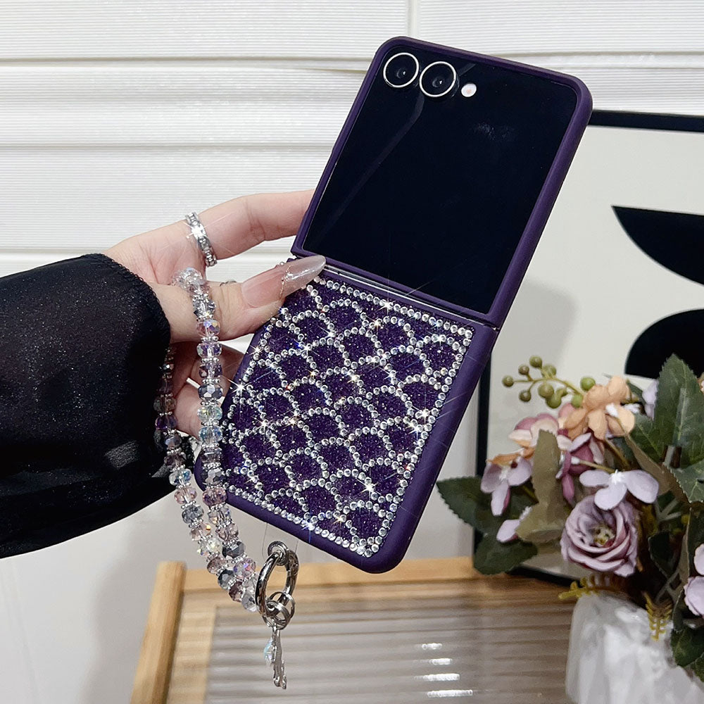 Luxury Fish Scale Diamond Phone Case For Samsung Galaxy Z Flip 7/6/5/4/3