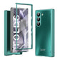 Electroplating Shockproof Phone Case With Back Screen Protector Film For Galaxy Z Fold 7/6/5/4/3