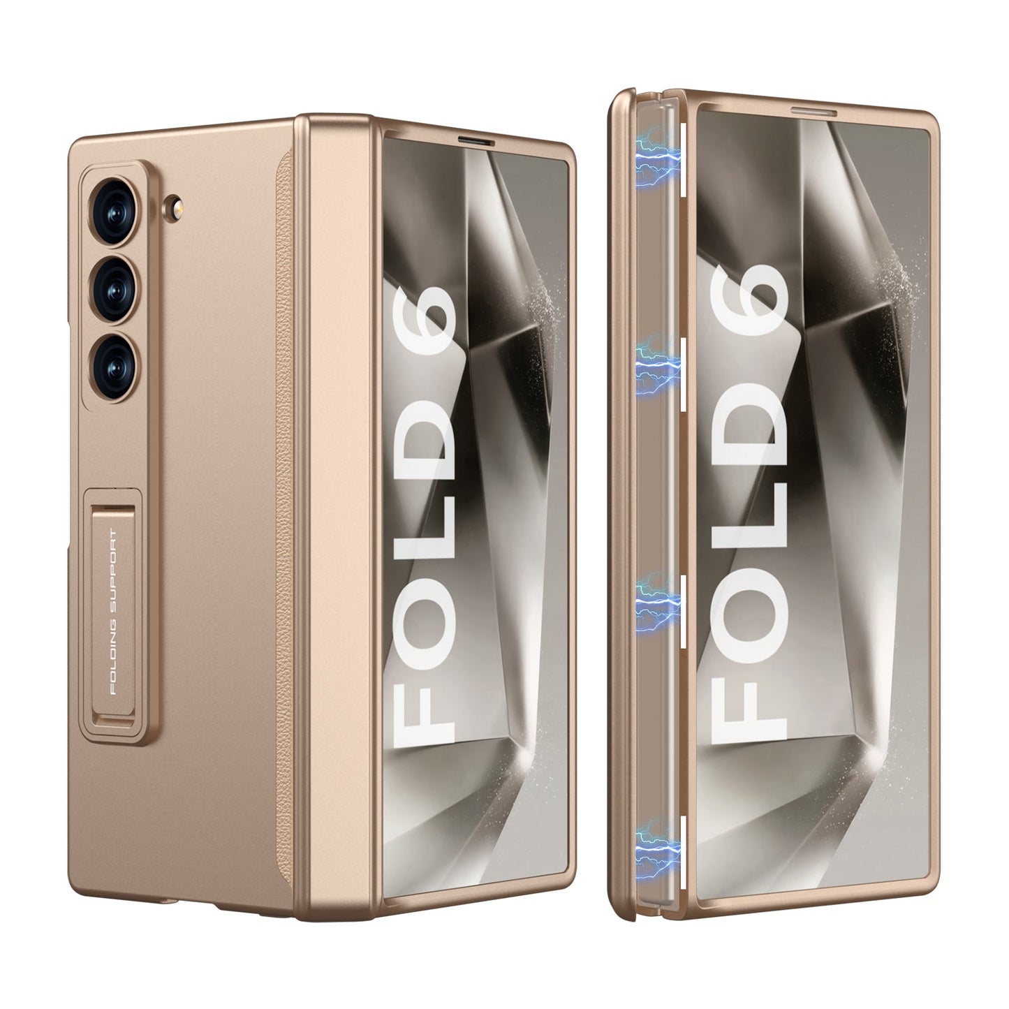 Magnetic Hinge Bracket Shockproof Phone Case For Galaxy Z Fold 6/7