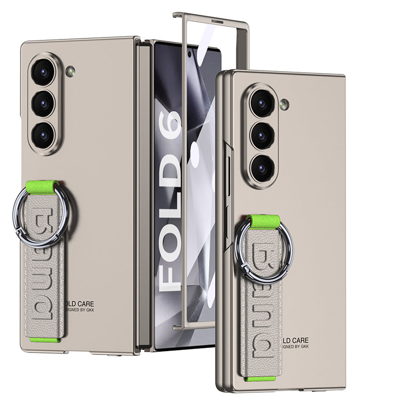 Luxury Wristband Holder Shockproof Phone Case For Galaxy Z Fold 6/7