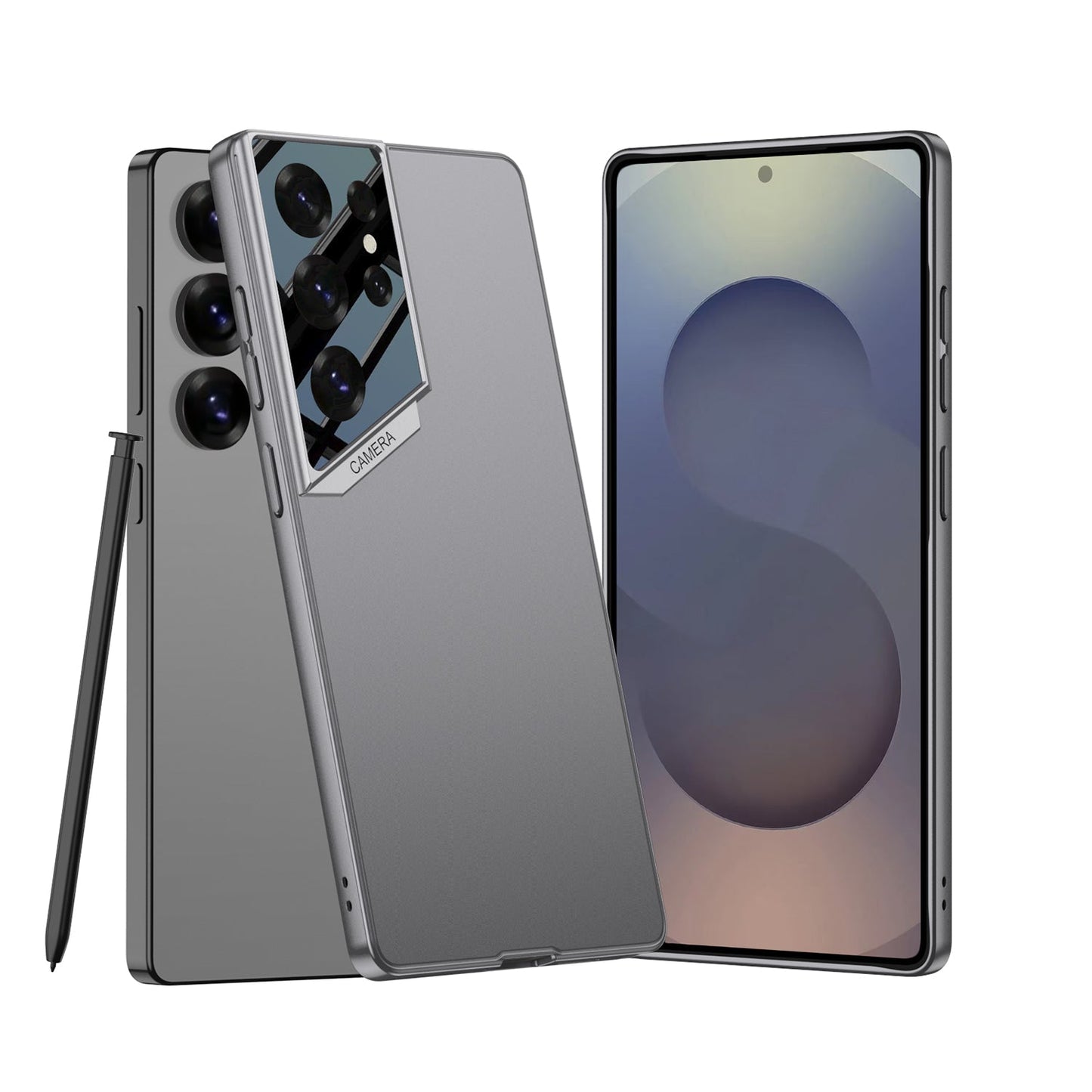 Ultra-thin Frosted Lens Protection Case for Galaxy S25 Ultra