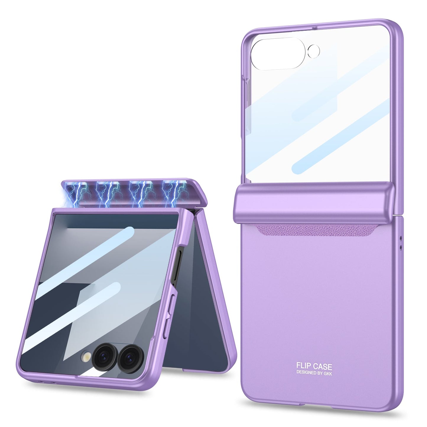 Magnetic All-included Shockproof Phone Case For Galaxy Flip 7/6/5/4/3 With Back Screen Protector