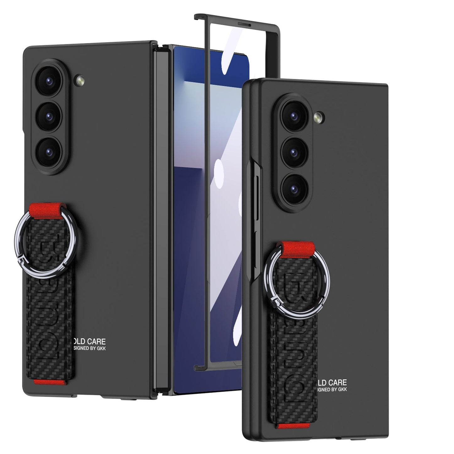 Luxury Wristband Holder Shockproof Phone Case For Galaxy Z Fold 6/7