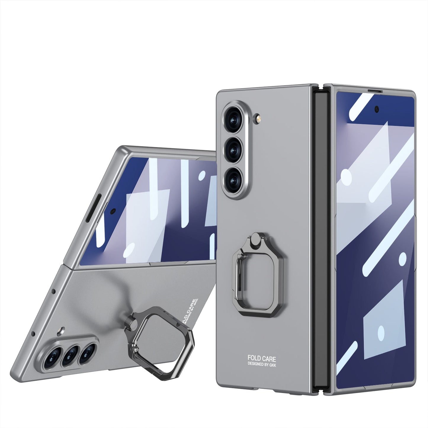 Luxury Shockproof Phone Case With Ring Holder For Galaxy Z Fold 6/7