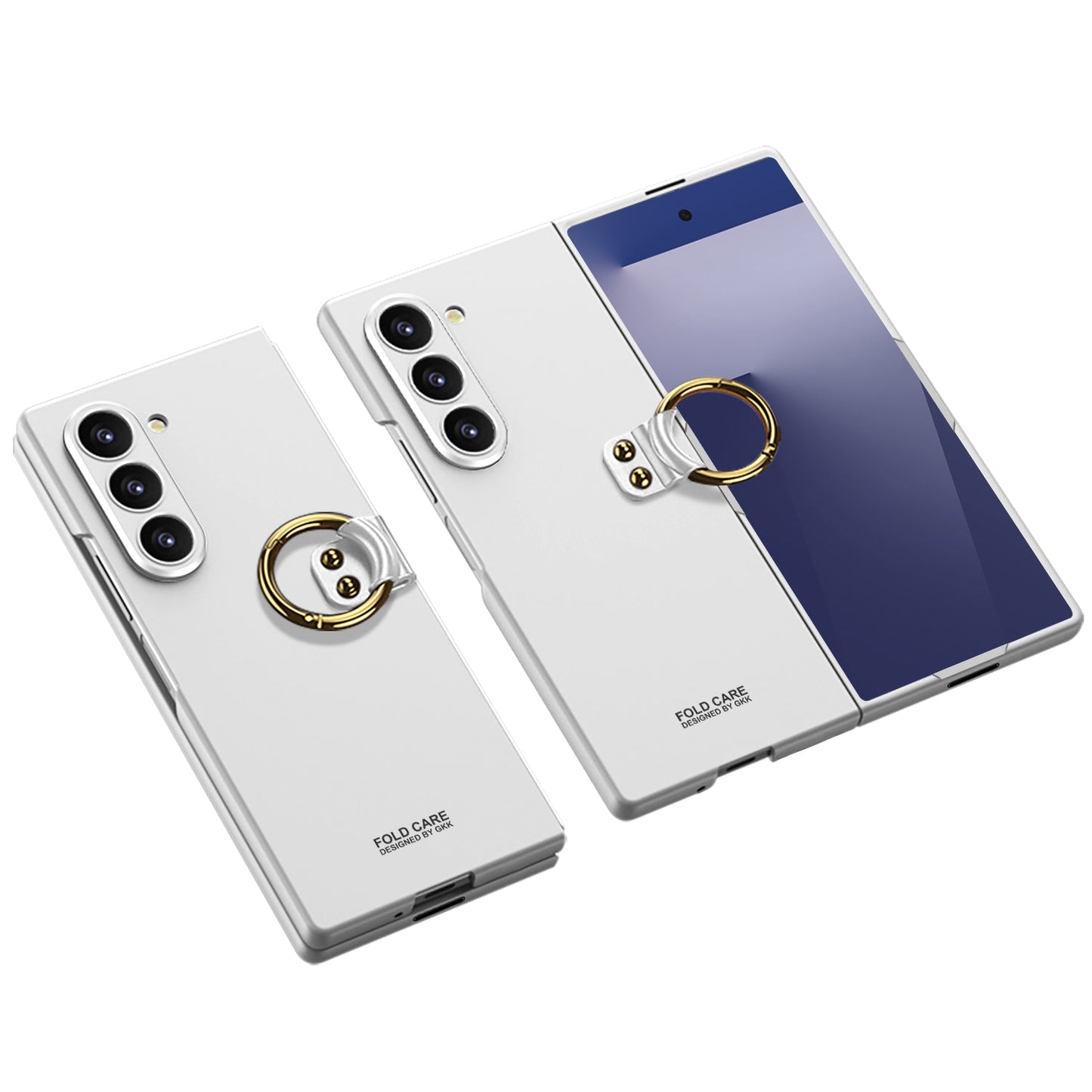 Luxury Shockproof Phone Case With Ring Holder For Galaxy Z Fold 6/7