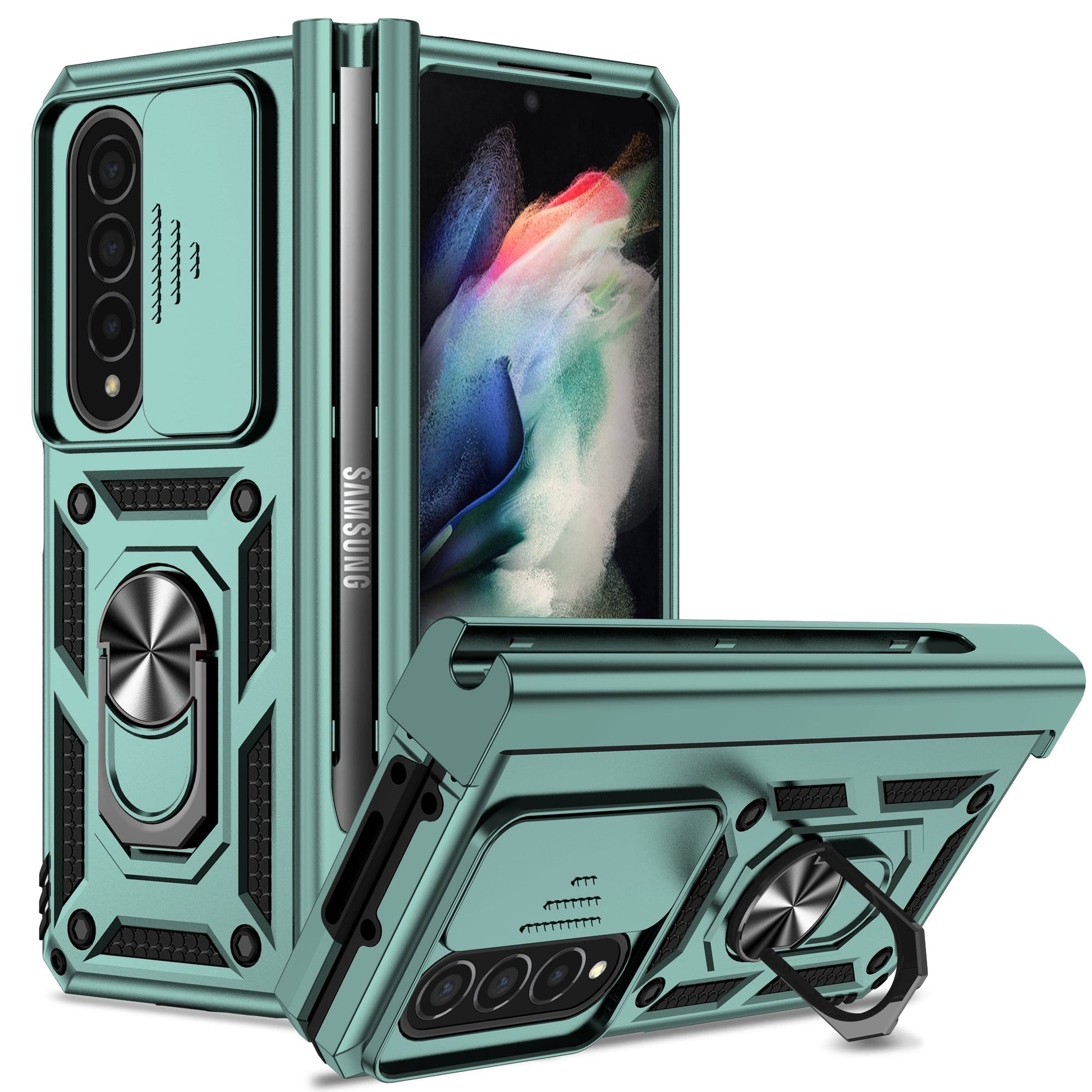 Armor All-inclusive Protective Phone Case For Samsung Galaxy Z Fold5 Fold4 - Mycasety Mycasety