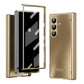 Electroplating Shockproof Phone Case With Back Screen Protector Film For Galaxy Z Fold 7/6/5/4/3