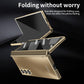 Electroplating Shockproof Phone Case With Back Screen Protector Film For Galaxy Z Fold 7/6/5/4/3