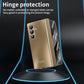 Electroplating Shockproof Phone Case With Back Screen Protector Film For Galaxy Z Fold 7/6/5/4/3