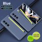 Anti-fall Protective Phone Case With Pen Tray Shell and Film For Samsung Galaxy Z Fold5 Fold4 Fold3 - Mycasety Mycasety