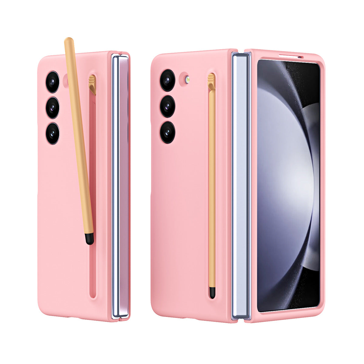 Anti-fall Protective Phone Case With Pen Tray Shell For Galaxy Z Fold 7/6/5/4/3