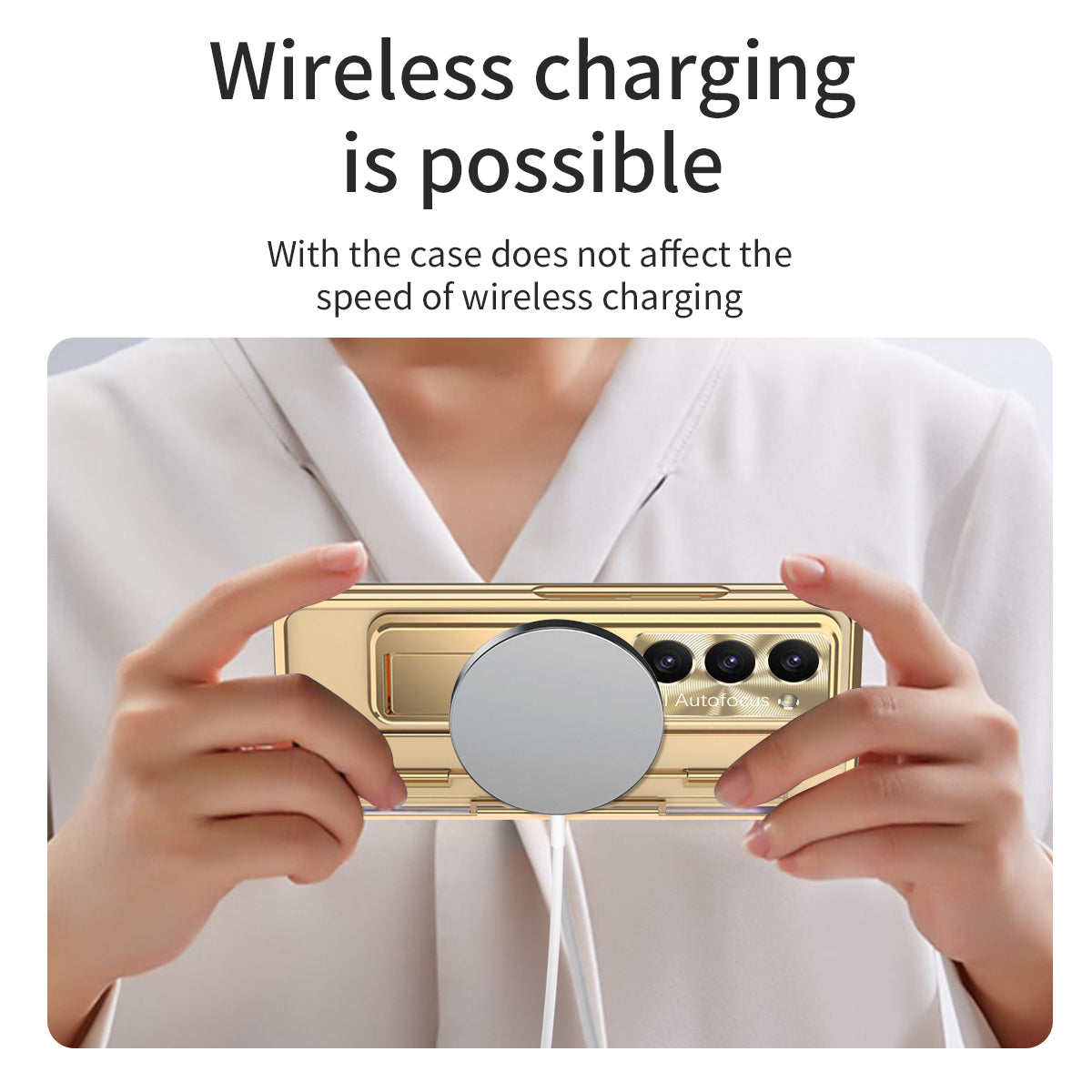 Armor Electroplated Anti-fall Protective Phone Case For Samsung Galaxy Z Fold3/4/5 With Back Screen Glass - Mycasety Mycasety