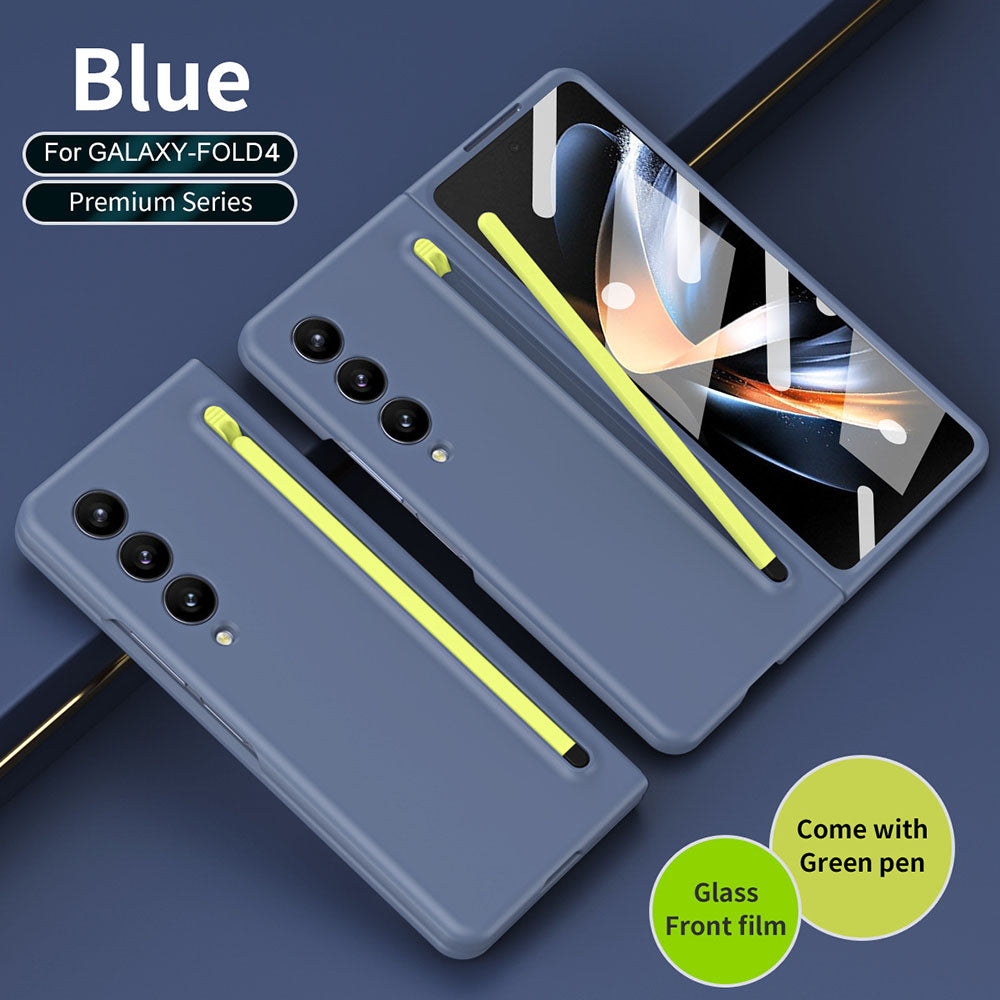 All-in-one Anti-fall Protective Case With Pen Tray Shell and Film Phone Case For Samsung Galaxy Fold 3 Fold 4 Fold 5 - GiftJupiter