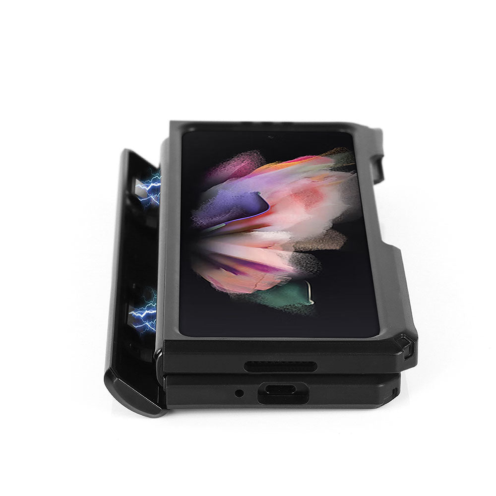 Armor Stand S-Pen Pen Slot With Hinged Phone Case For Samsung Galaxy Fold 3