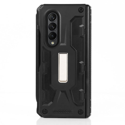 Armor Stand S-Pen Pen Slot With Hinged Phone Case For Samsung Galaxy Fold 3