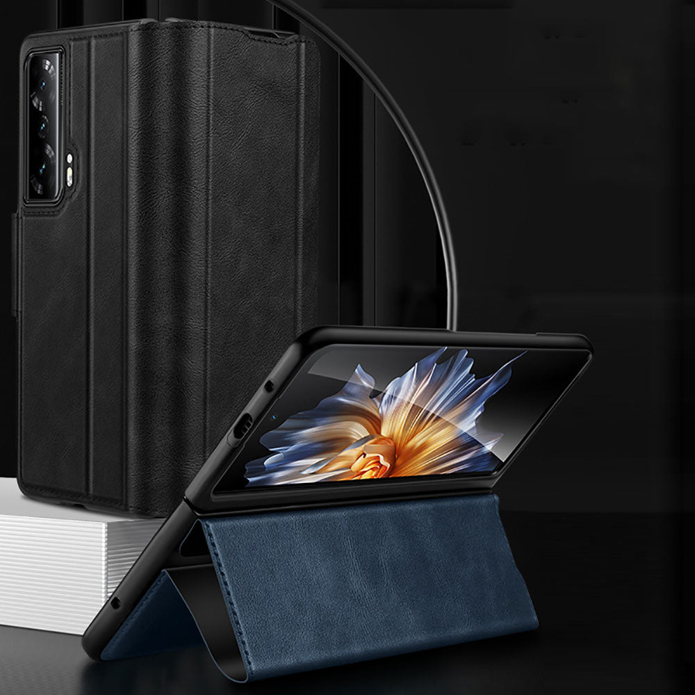 High-End Business Leather All-Inclusive Stand Fold Wallet Phone Case For Samsung Galaxy Z Fold