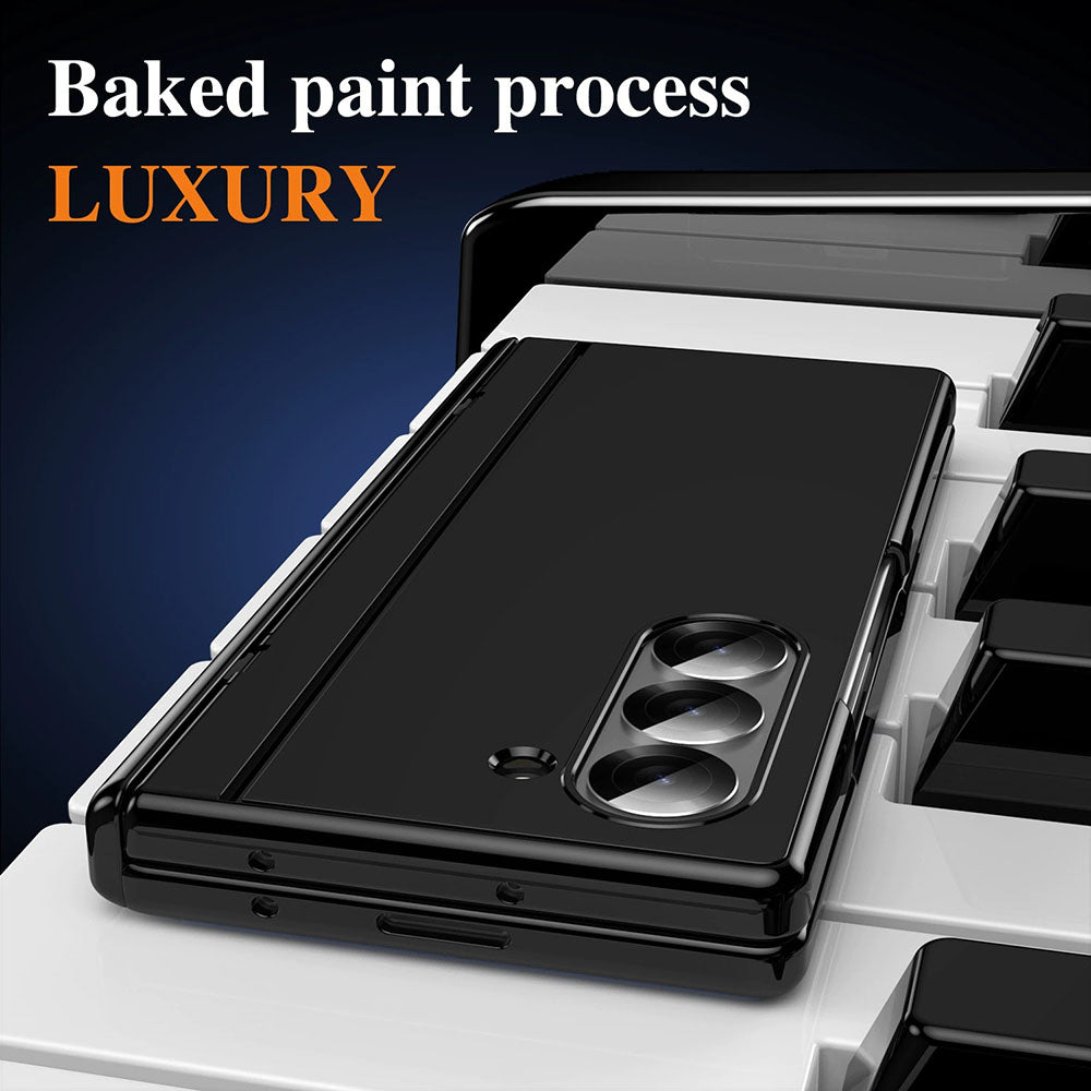 Folding Bracket Hinge Shell Protective Phone Case For Samsung Galaxy Fold With HD Screen Protector