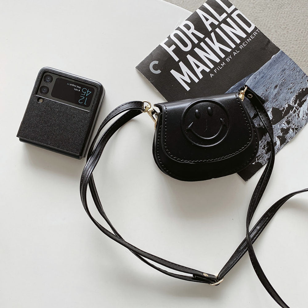 Cute Smiley Phone Bag and Phone Case Set