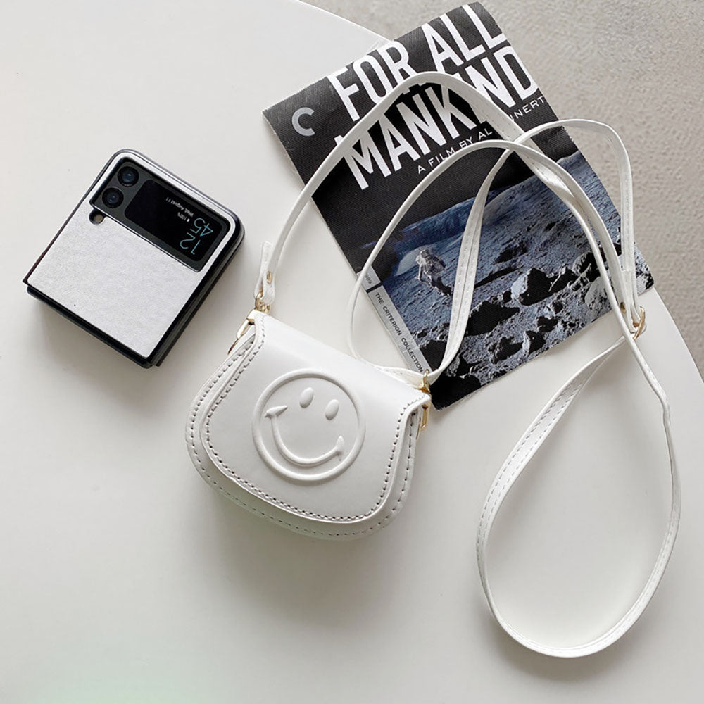 Cute Smiley Phone Bag and Phone Case Set