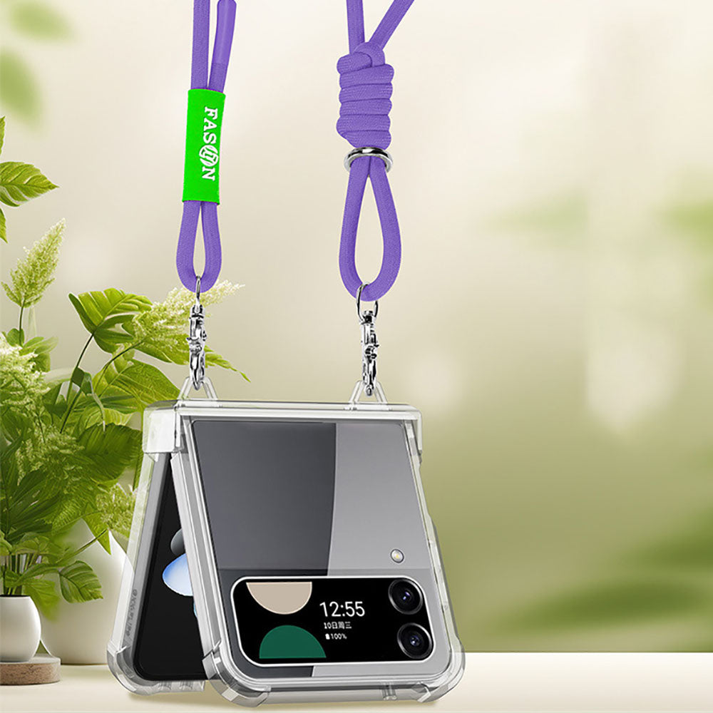 Transparent Airbag Protection Shoulder Bag Phone Case For Samsung Galaxy