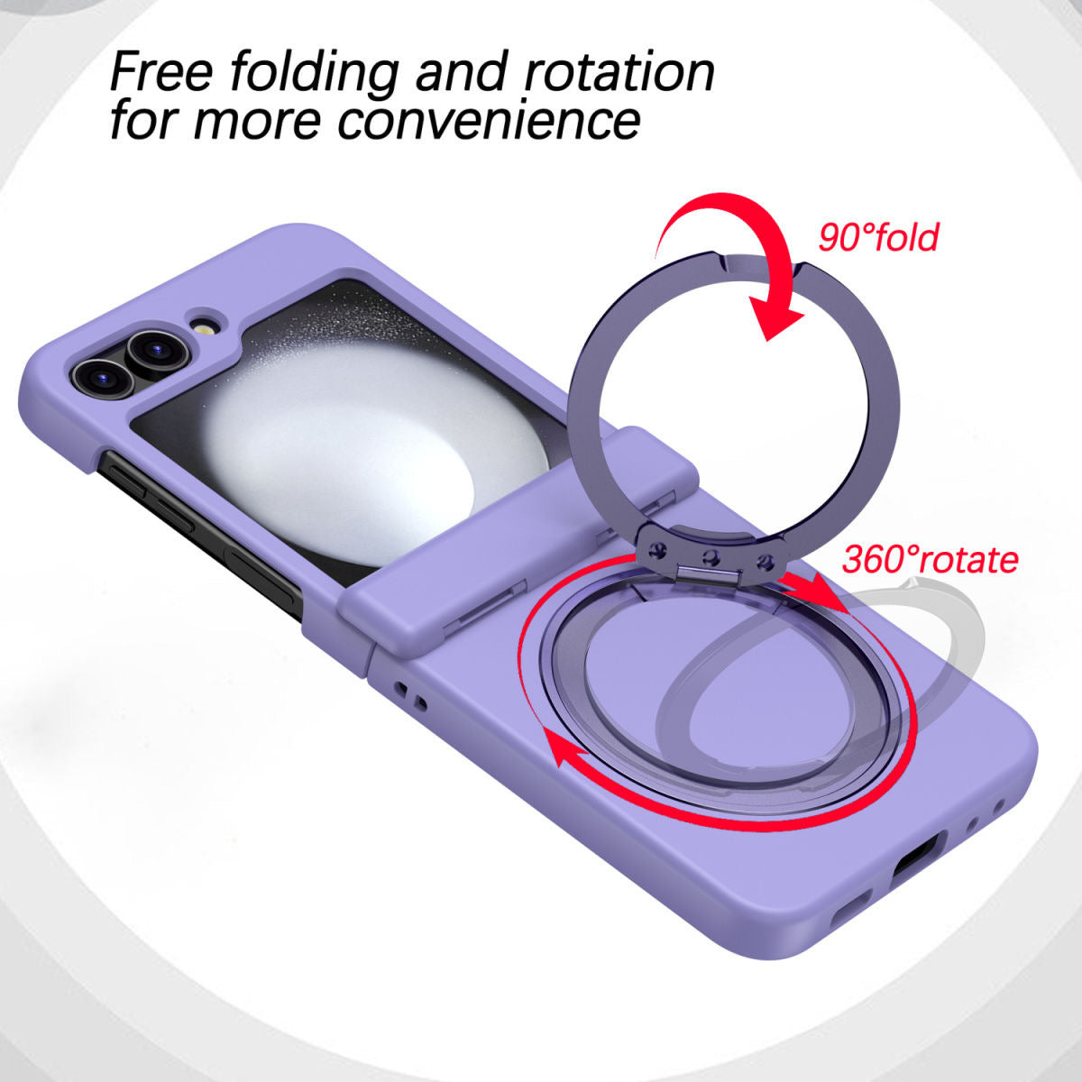 Magnetic Metal Bracket Hinge All-inclusive Shockproof Phone Case For Galaxy Z Flip Series