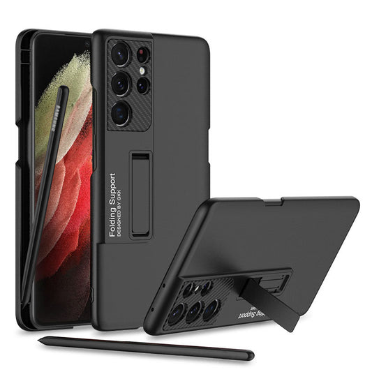 NEWEST Ultra-thin Magnetic Holder S Pen Slot Phone Case For S21 Ultra With Pen - GiftJupiter