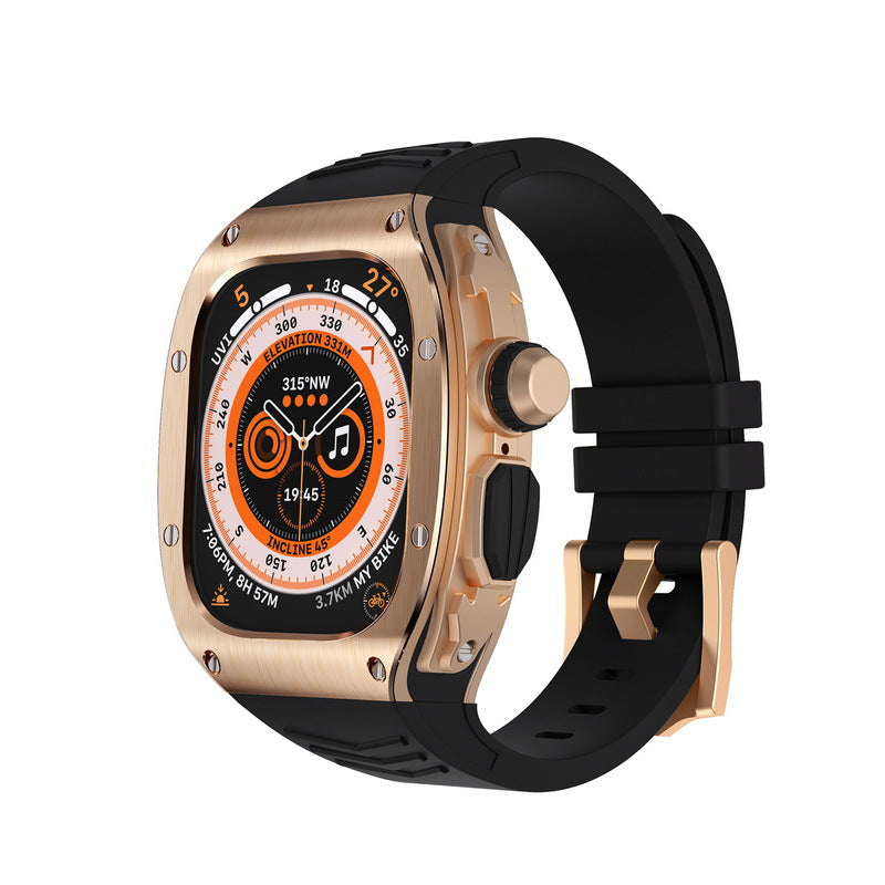 Luxury Metal Case Strap For Apple Watch Ultra 49mm - mycasety2023 Mycasety