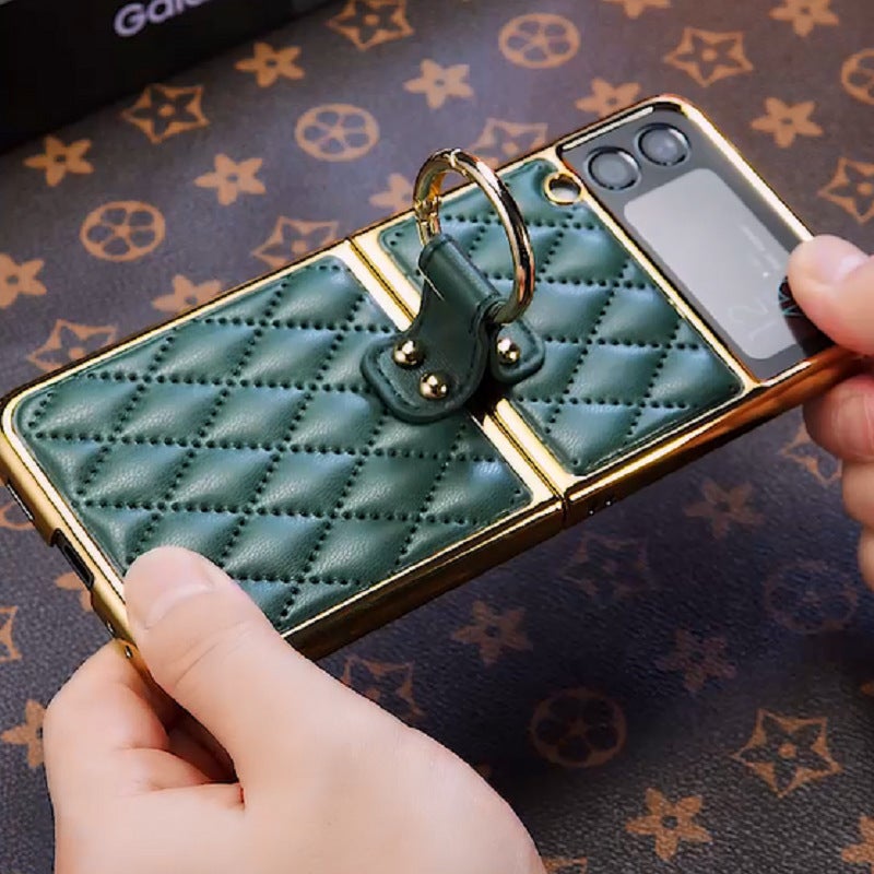 Creative Electroplating Diamond Protective Cover For Samsung Galaxy Z Flip4 Flip3 5G - GiftJupiter