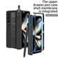 Magnetic Hinge S Pen Slot Luxury Wristband Holder Phone Case For Samsung Galaxy Z Fold4 Fold3 5G Case With Back Screen Glass Protector - GiftJupiter