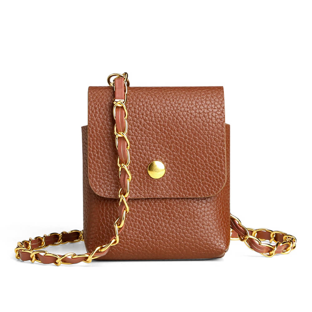 Fashion Leather Mini Phone Bag with Strap For Samsung Galaxy Z Flip4 Flip3 Flip 5G - GiftJupiter